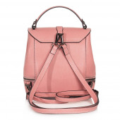 Rucsac dama din piele naturala DiAmanti Enna Rosa Intenso
